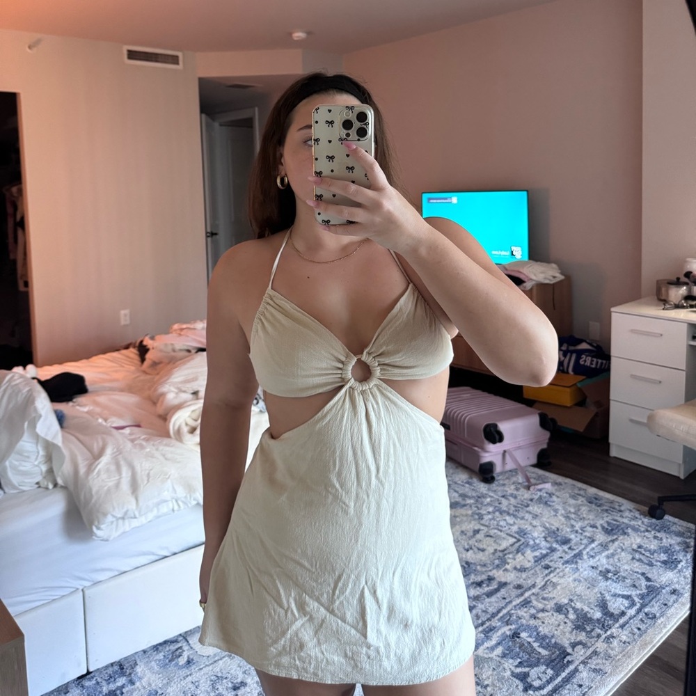 Tan PacSun mini dress